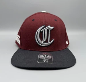 Cincinnati Reds 47 Brand Cape Cod Baseball League Maroon Baseball Hat Size 7 3/8 - Picture 1 of 7