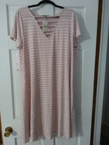 New With Tags Womans Size 14/16 Lane Bryant Pink Dress - Picture 1 of 4