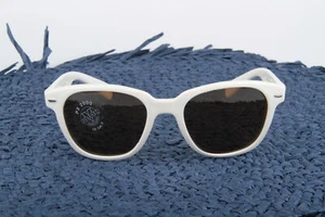 Vintage 1980's Vuarnet 004 Large White Sunglasses Mineral PX2000 Brown Lens - Picture 1 of 7