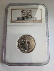 2000 NGC QUARTER MS66 ! - Picture 1 of 2