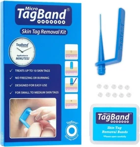 Original TagBand Skin Tag Removal Kit. Fast Effective & Safe Skin Tag Remover on
