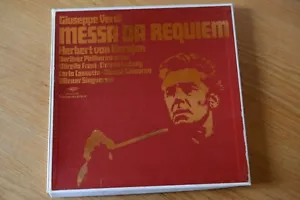 Verdi Messa Da Requiem Karajan BPO Freni Ludwig 2 LP box 2707 065 - Bild 1 von 5