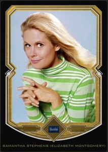 Custom Novelty Card Samantha Stephens Elizabeth Montgomery Bewitched (Blank Back