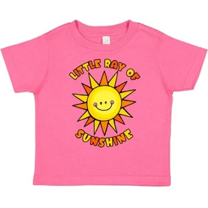 Inktastic Little Ray Of Sunshine Cute Smiling Yellow And Orange Toddler T-Shirt - Picture 1 of 15