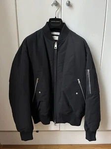 Chaqueta bomber Bottega Veneta 2019 negra nueva talla 46 rara - Imagen 1 de 6