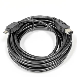 Kabel FireWire IEEE 1394 4-biegunowy st / 6-biegunowy st wtyczka do kamery 400 MBit 5m - Zdjęcie 1 z 5