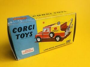 Corgi Toys 417 Land Rover Series II LWB breakdown truck BOX ONLY