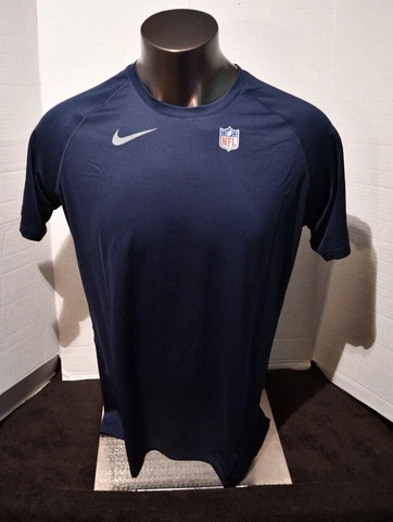 Nike Short Sleeve NFL Navy Compression Shirt L-3XL Men's Sizes new in Package Cover