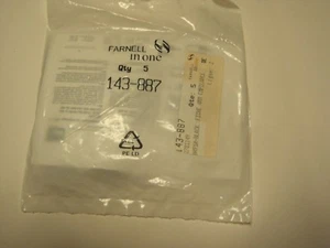 5pcs H491X - Black 143-885 4mm Stackable plugs 30A DELTRON - Imagen 1 de 2