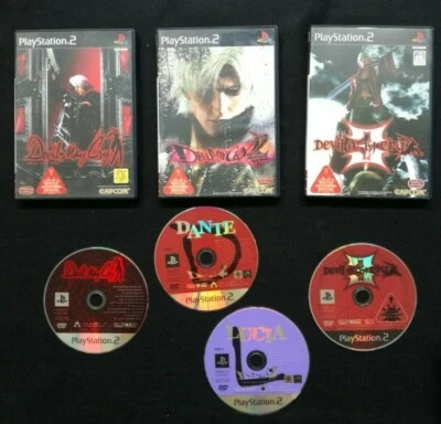 " Devil may Cry 1 2 3 " Lot3 PS2 Sony Japan Ver. Capcom Action - Image 1 of 4
