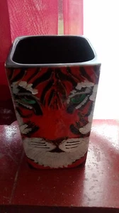 Sarah Ewin Vase Keramik 14,8 cm hoch "selten" - Bild 1 von 3