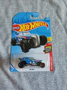 Hot Wheels RIP ROD 2019 azul 16/250 gran juego de cartas - Imagen 1 de 4
