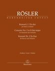 Piano Concerto No2 Full score Rosler, Johann Joseph 0111550000
