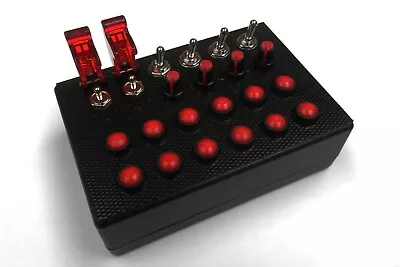 BBJ Sim Racing PC USB 30 Funktion Pro Serie Tastenbox rot/carbon - Bild 1 von 4