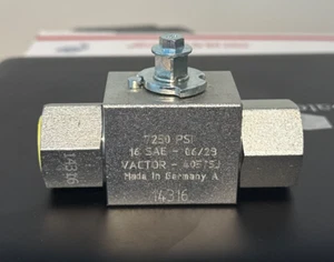 1/2" NPT Hydraulic Ball Valve 2-Way High Pressure Shut-Off Ball Valve 7250 PSI - Picture 1 of 4