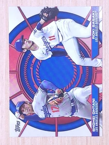 2025 Topps Serie 2 Dynamic Duo #DD-15 Shohei Ohtani Roki Sasaki - Imagen 1 de 2