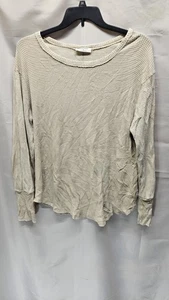 Top térmico de manga larga blanco crema talla grande Zenana para mujer - Imagen 1 de 4