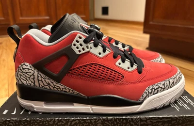 Nike Jordan Spizike низкий тренажерный зал красный черный волк серый FQ1759 600 мужской размер 10 - Изображение 1 из 4