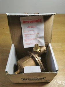 BROWNALL Eliminador de Aire Automático Tipo C Válvula Fontanería Sistemas de Calefacción - Imagen 1 de 7
