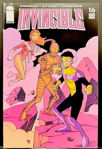 INVINCIBLE # 16 [1ª impresión 2003 imagen de cómic] casi nuevo difícil de encontrar 1er Angstrom Levy Kirkman - Imagen 1 de 10