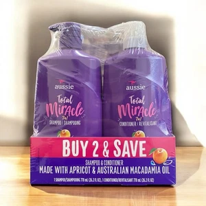 Aussie Olio di Macadamia, Shampoo e Balsamo Senza Parabeni Confezione Doppia - Foto 1 di 2