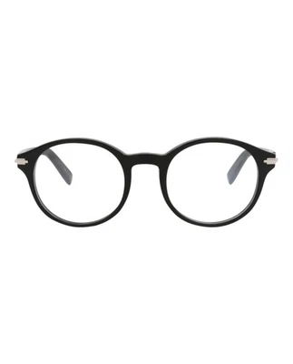 Gafas Dior Para Hombre Redondas/Ovaladas Negras Negras Transparentes Moda Diseñador Foto 1 de 4