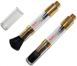 REFILLABLE MINERAL POWDER DISPENSING PUMP MAKEUP BRUSH GLITTER BRONZER NEW - Picture 1 of 1