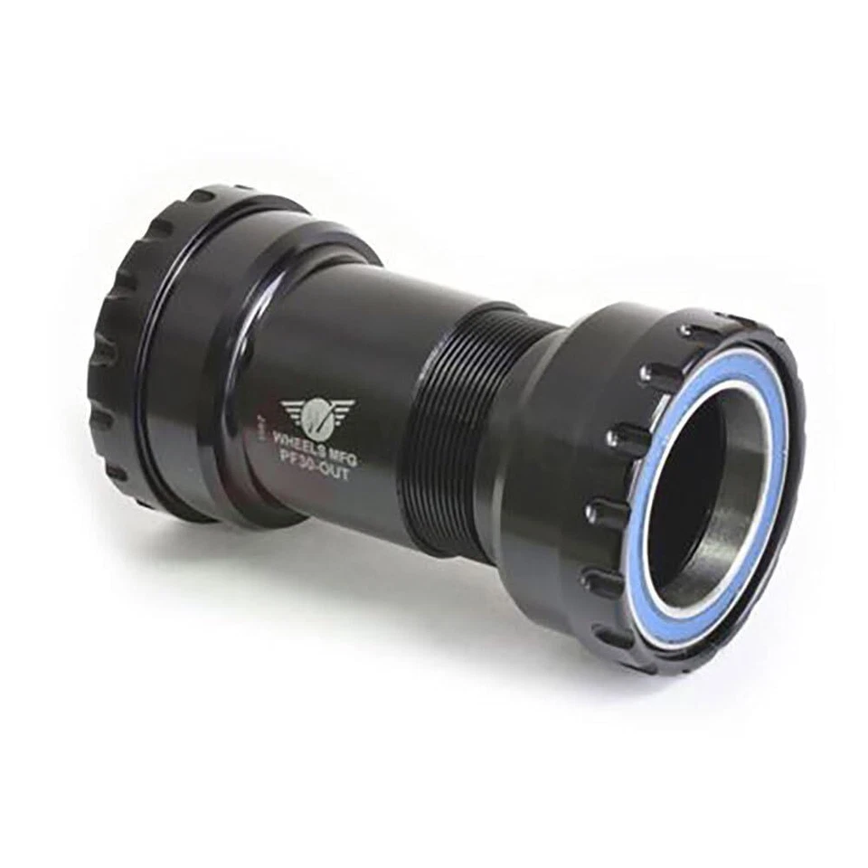 Wheels Mfg Pf30 Outboard Thread Together Bottom Bracket - ABEC-3 Black, 30Mm - Image 1 of 1