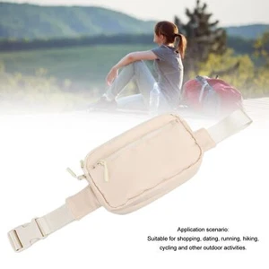 Fanny Pack Double Layer Waist Bag Adjustable Strap For Sports For Phone - Photo 1 sur 12
