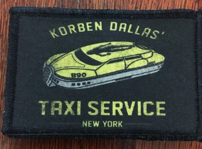 Fifth Element Corben Dallas Taxi Morale Patch Tactical Military Army Badge  - Image 1 of 4