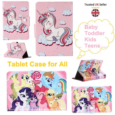 Unicorn pink tablet case for Lenovo E10 M7 M8 M10 M10 Plus 2nd 3rd Gen tab cover - Image 1 of 4