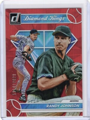 Panini 2023 Donruss Randy Johnson Holo Red 1310/2023 Arizona Diamondbacks No. 11 - Image 1 of 2