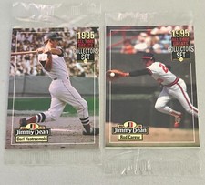 1995 Jimmy Dean All Time Greats Sealed Pack Rod Carew & Carl Yastrzemski Red Sox