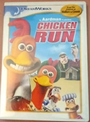 CHICKEN RUN: Like New DVD ~ Animation by Dream Works ~ Funny ~ Family G - Image 1 of 3