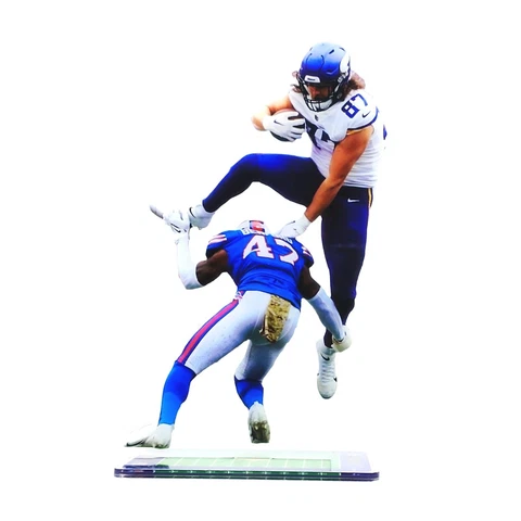 TJ Hockenson Figure - #87 of Minnesota Vikings Hurdles Figurine Ornament Cover