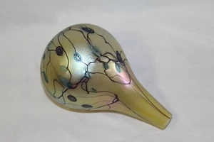 Art glass shade Gold Iridescent , Balloon Shape - Picture 1 of 6