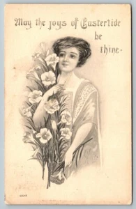 1915  Easter Greetings   Postcard - Picture 1 of 2