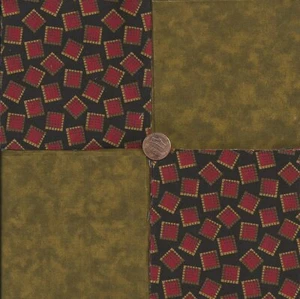 Manly Checks Stash Builder 4 inch 100% Cotton Novely Fabric Squares FK1 - Picture 1 of 1