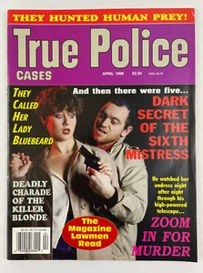 True Police Cases, April 1998, Vintage True Crime Stories, Pulp - Imagen 1 de 4