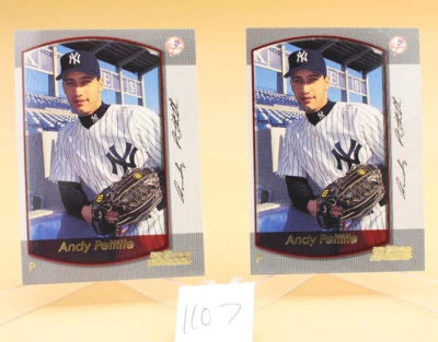 Two Andy Pettitte 2000 TOPPS  BOWMAN  #66 YANKEES NM+ - Image 1 of 2