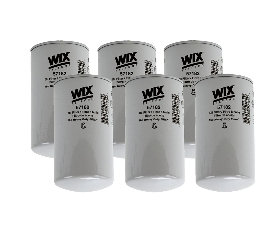 Juego Wix 6 filtros de aceite de motor para Ford Freightliner IC Peterbilt Turbo Foto 1 de 1