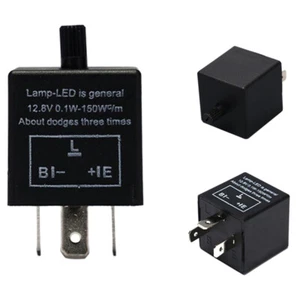 CF14 3 Pin Adjust 12V LED Flasher Relay Car Turn Signal Indicator Blinke Lig _yi - Picture 1 of 6