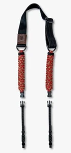 Langly Paracord +Webbing Camera Strap in Mercury Orange mix & Black LANSSMERCURY - Picture 1 of 24