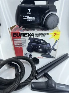Eureka The Boss Mighty Mite 3670 A Lightweight Canister Vacuum Cleaner In Black - Picture 1 of 12