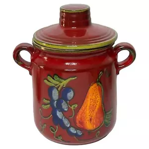 Vintage West Germany RUMTOPF 824-30 Salzglasiertes Steinzeug Topf Obst Design - Bild 1 von 16