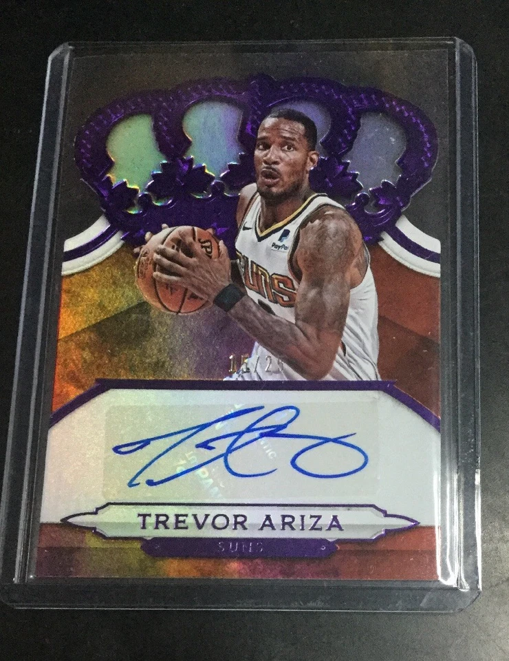 2018-19 Panini Crown Royale Trevor Ariza Purple Autograph Auto 15/25 Suns SP - Image 1 of 1