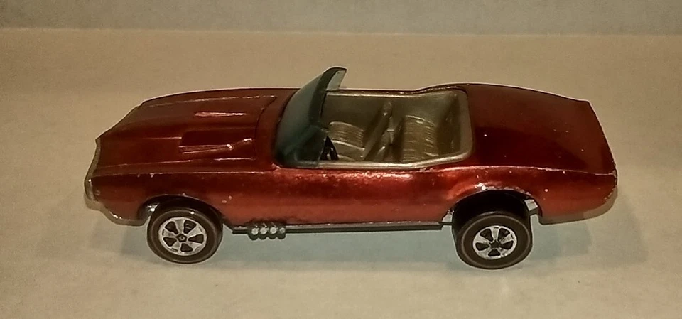 Vintage Mattel Hot Wheels Redline Custom Firebird Hong Kong. Metallic Ruby Red - Image 1 of 4