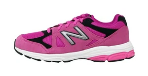 New Balance 888 Big Kids Girls Running Shoes Sneakers KJ888PBG - Pink/Black - Picture 1 of 6