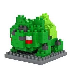 New Pokemon - Bulbasaur Mini Loz Blocks Puzzle Diamond Block Fun Gift 9139 9+Age - Picture 1 of 4