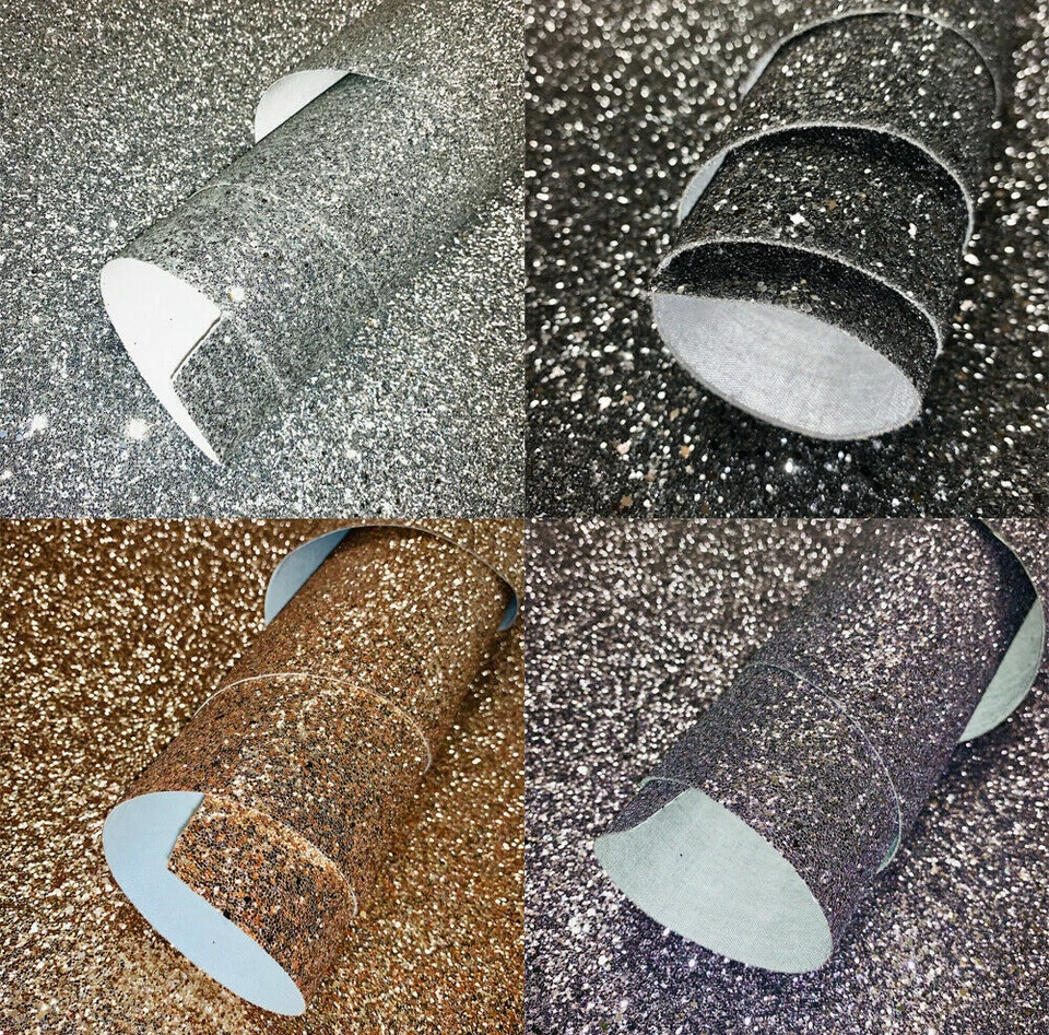 A-EXPRESS Sequin Chunky Glitter Fabric Sparkly LARGE Sheet Craft Bag Wall Decor Bow Vinyl